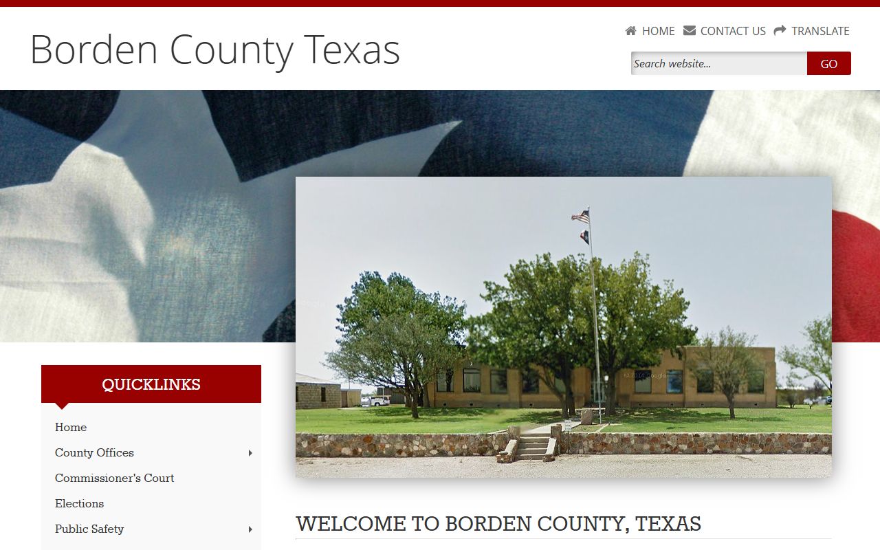 Borden County official government website
