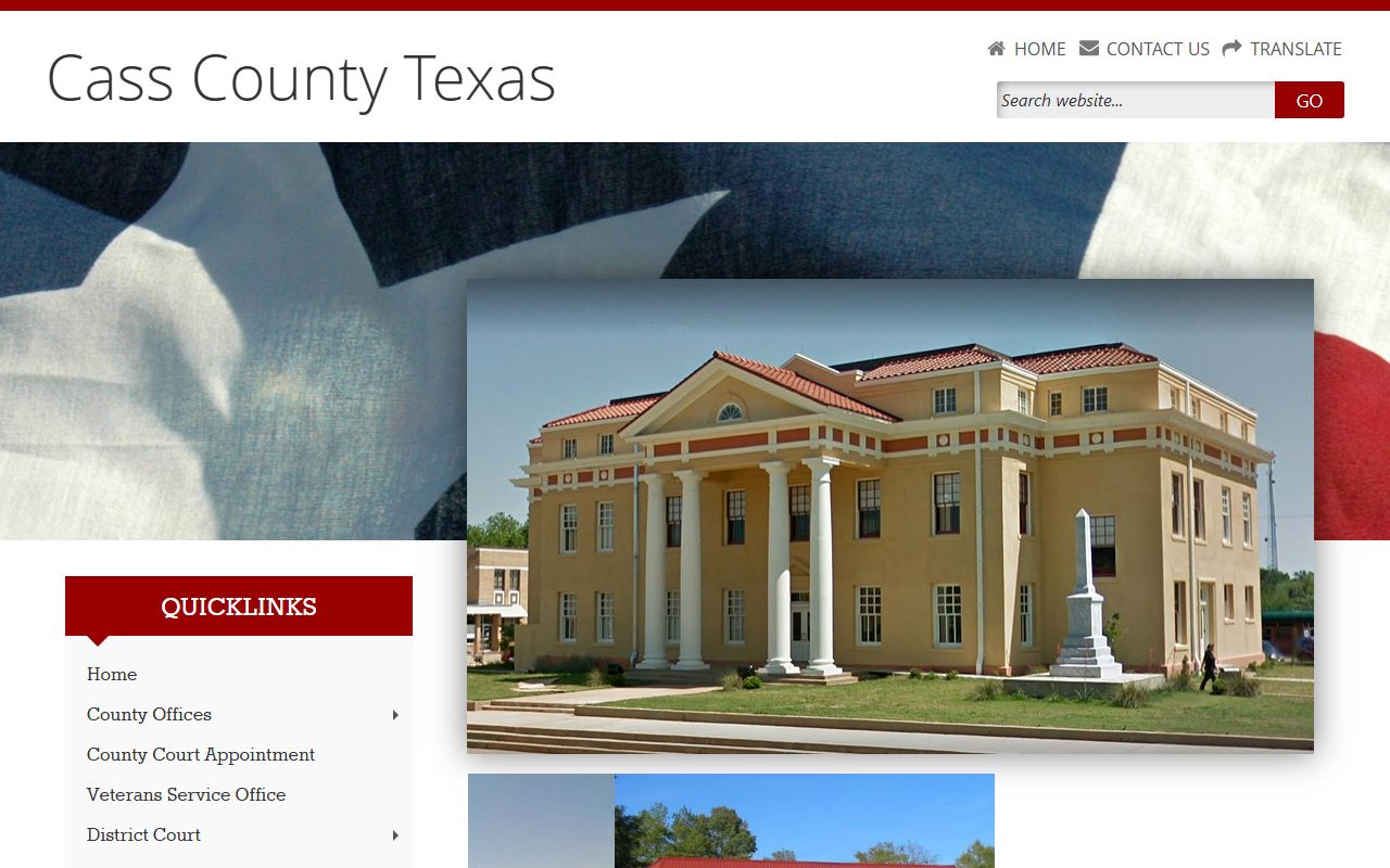 Cass County official government website
