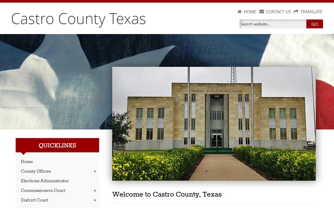 Castro County official website - Castro County Felony Records