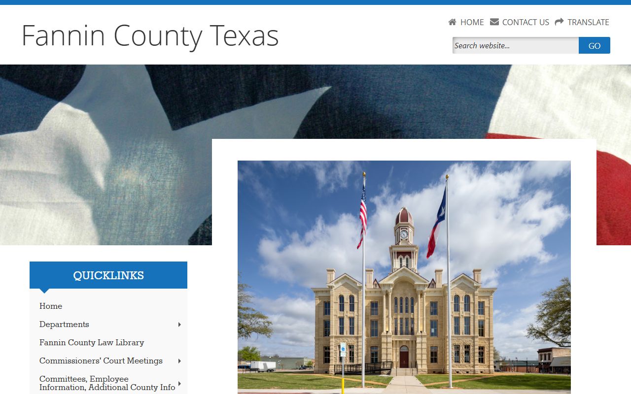 Fannin County official website