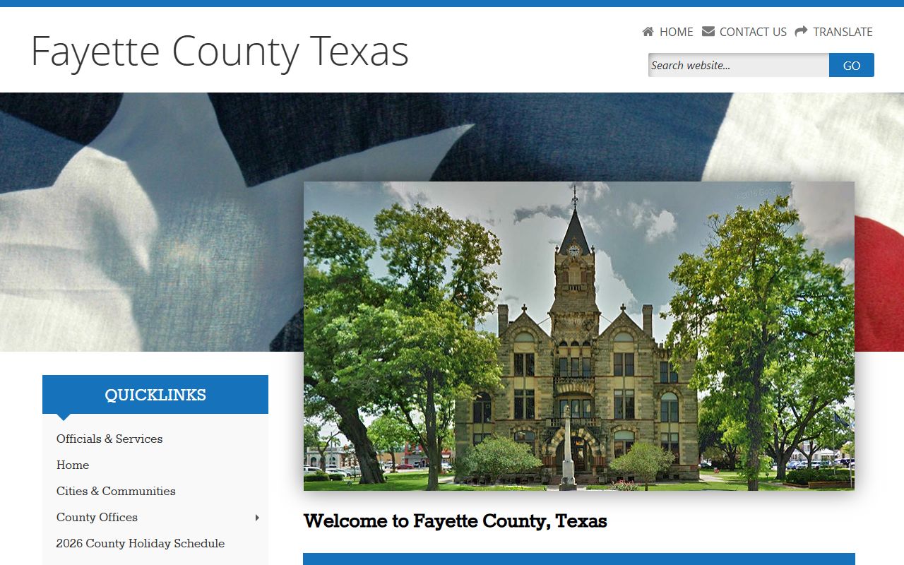Fayette County official website
