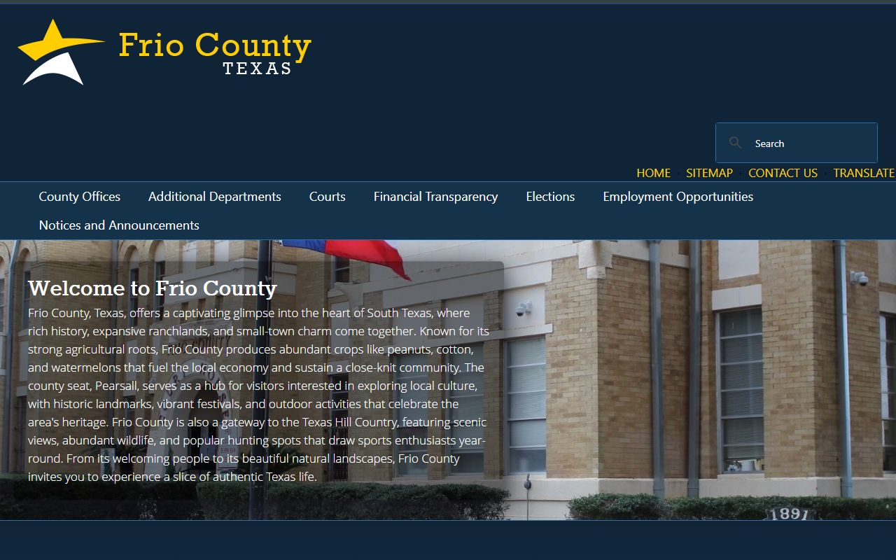 Frio County official website