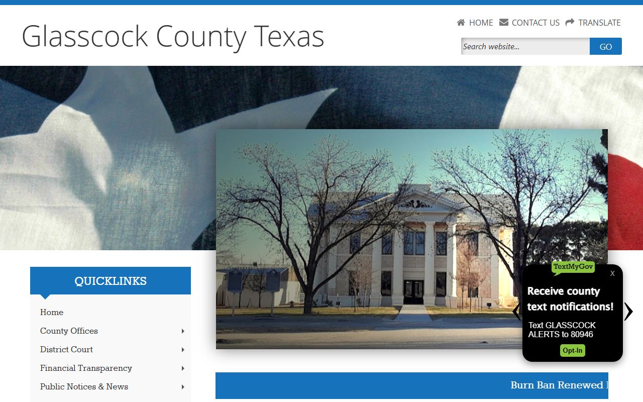 Glasscock County homepage - Glasscock County Felony Records