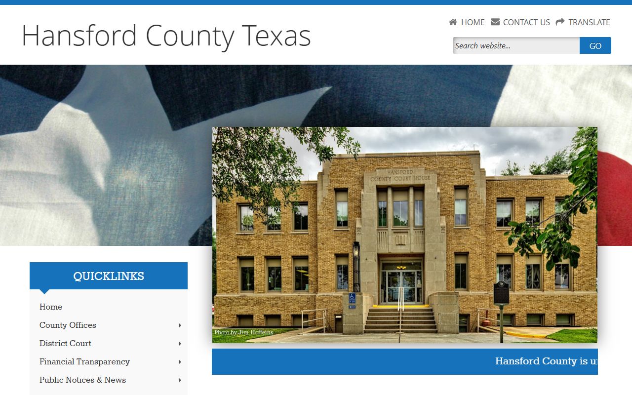 Hansford County homepage - Hansford County Felony Records