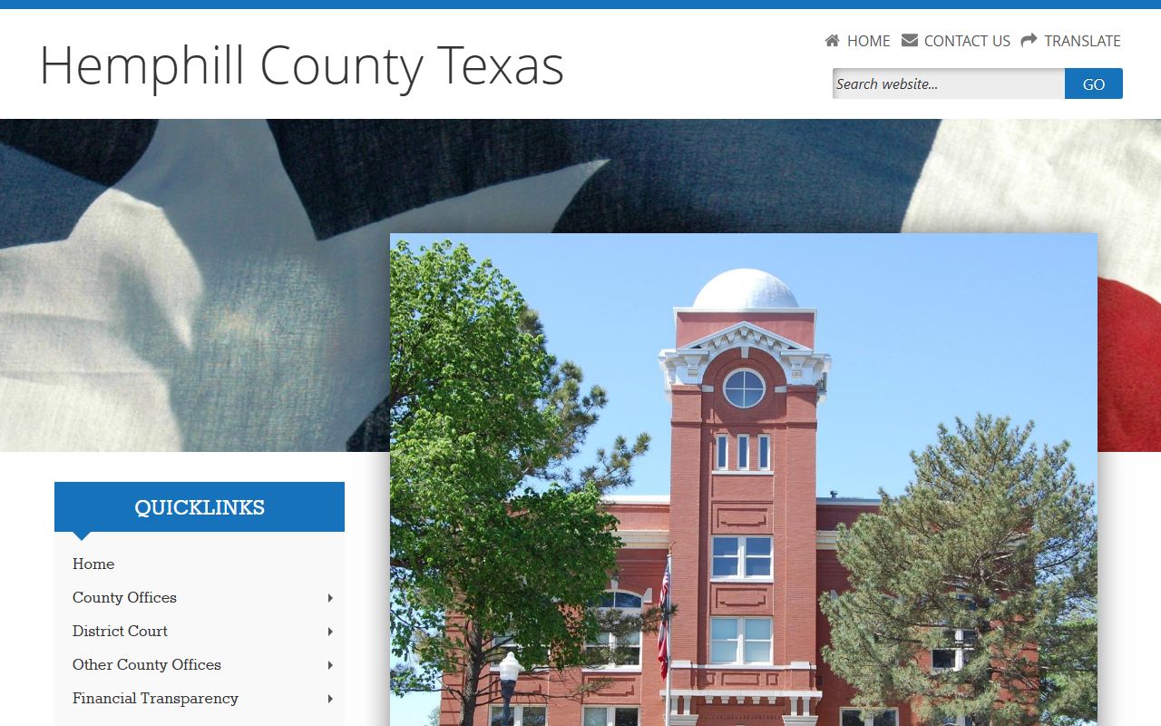 Hemphill County homepage - Hemphill County Felony Records
