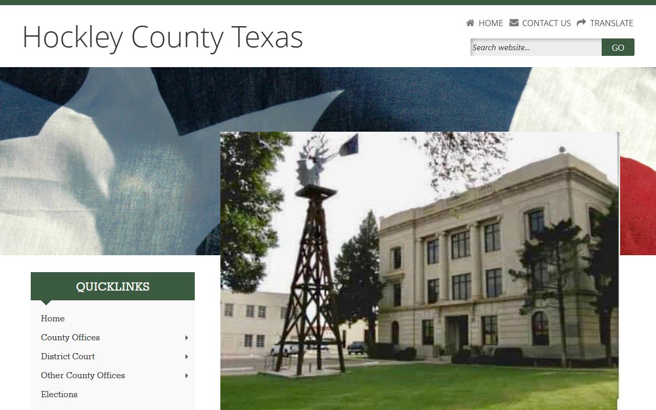 Hockley County official website