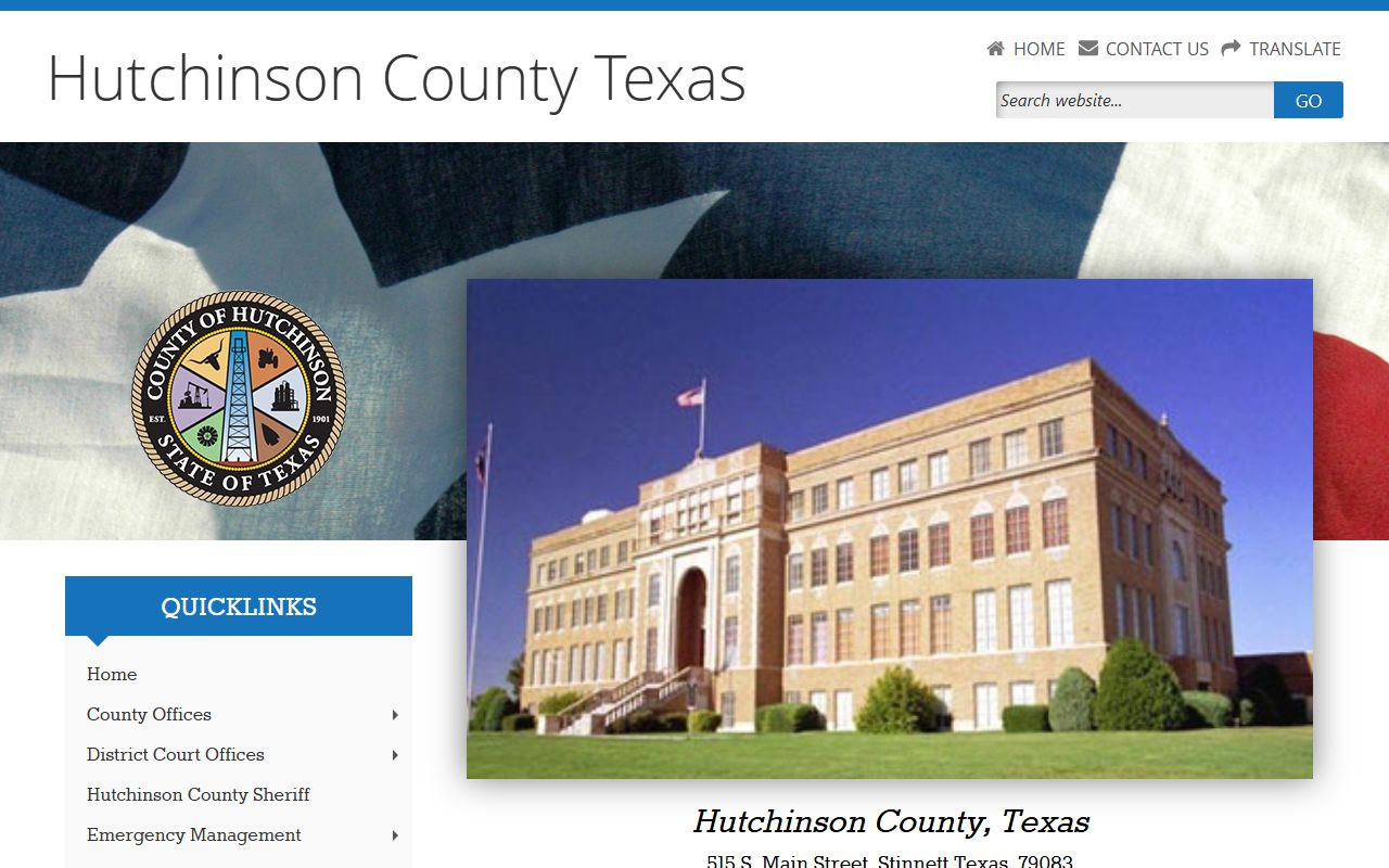 Hutchinson County homepage - Hutchinson County Felony Records