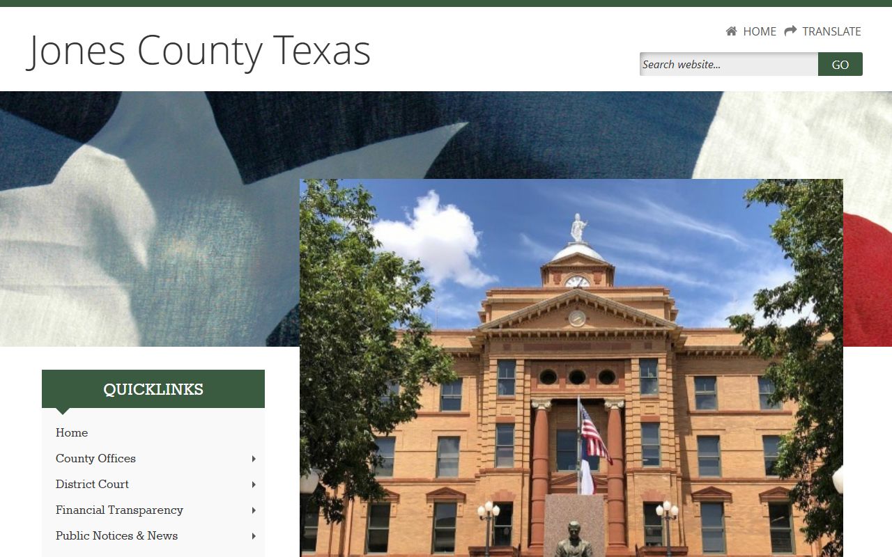 Jones County official website - Jones County Felony Records