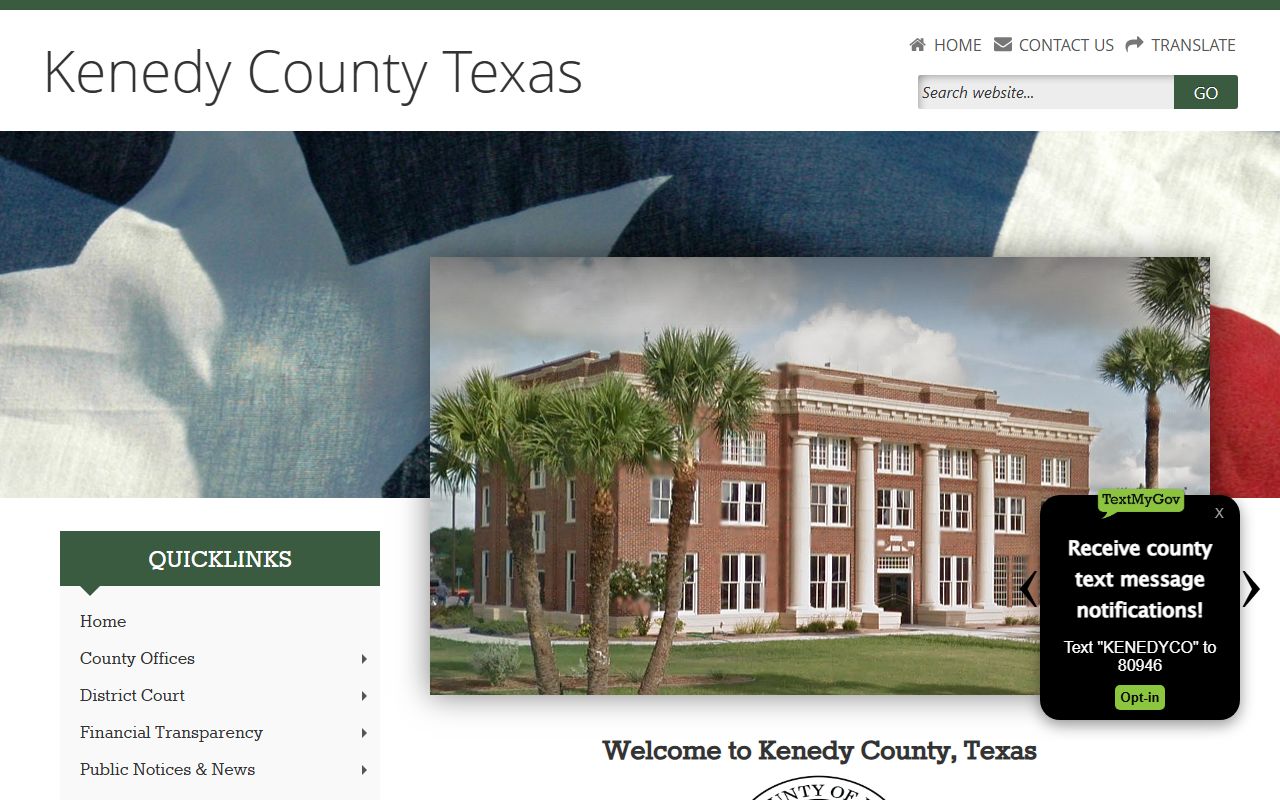 Kenedy County official website - Kenedy County Felony Records
