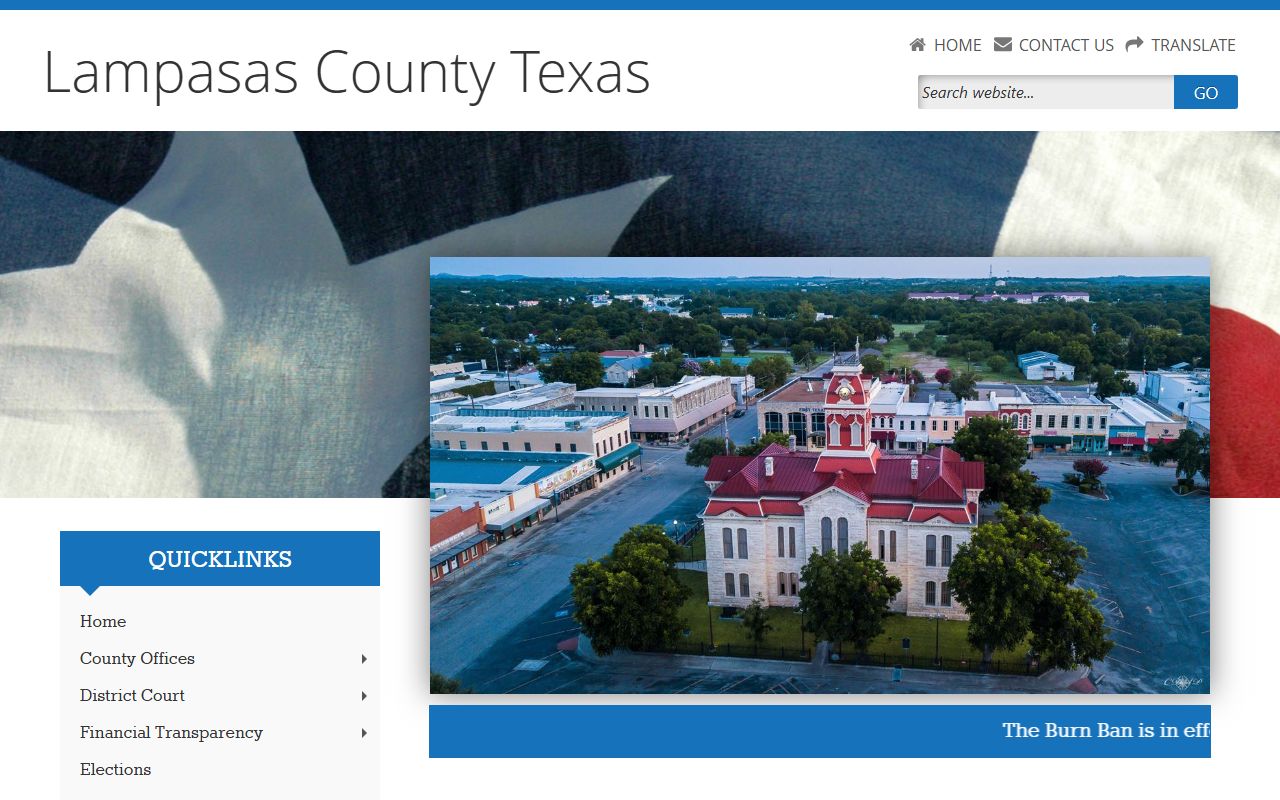 Lampasas County homepage - Lampasas County Felony Records