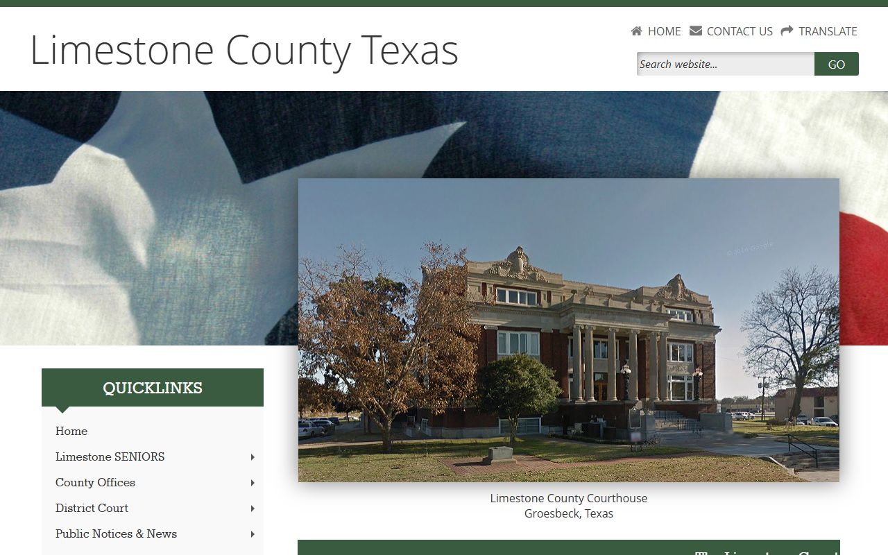 Limestone County official website