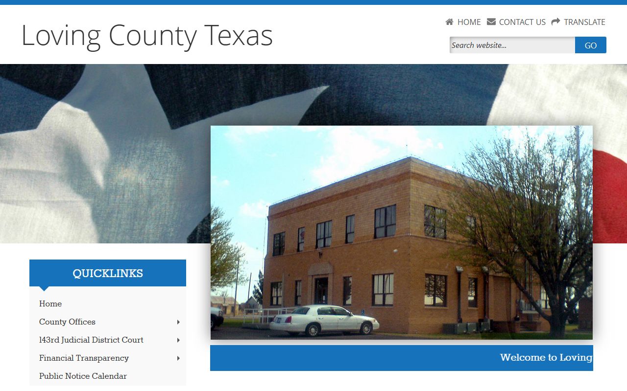 Loving County homepage - Loving County felony records
