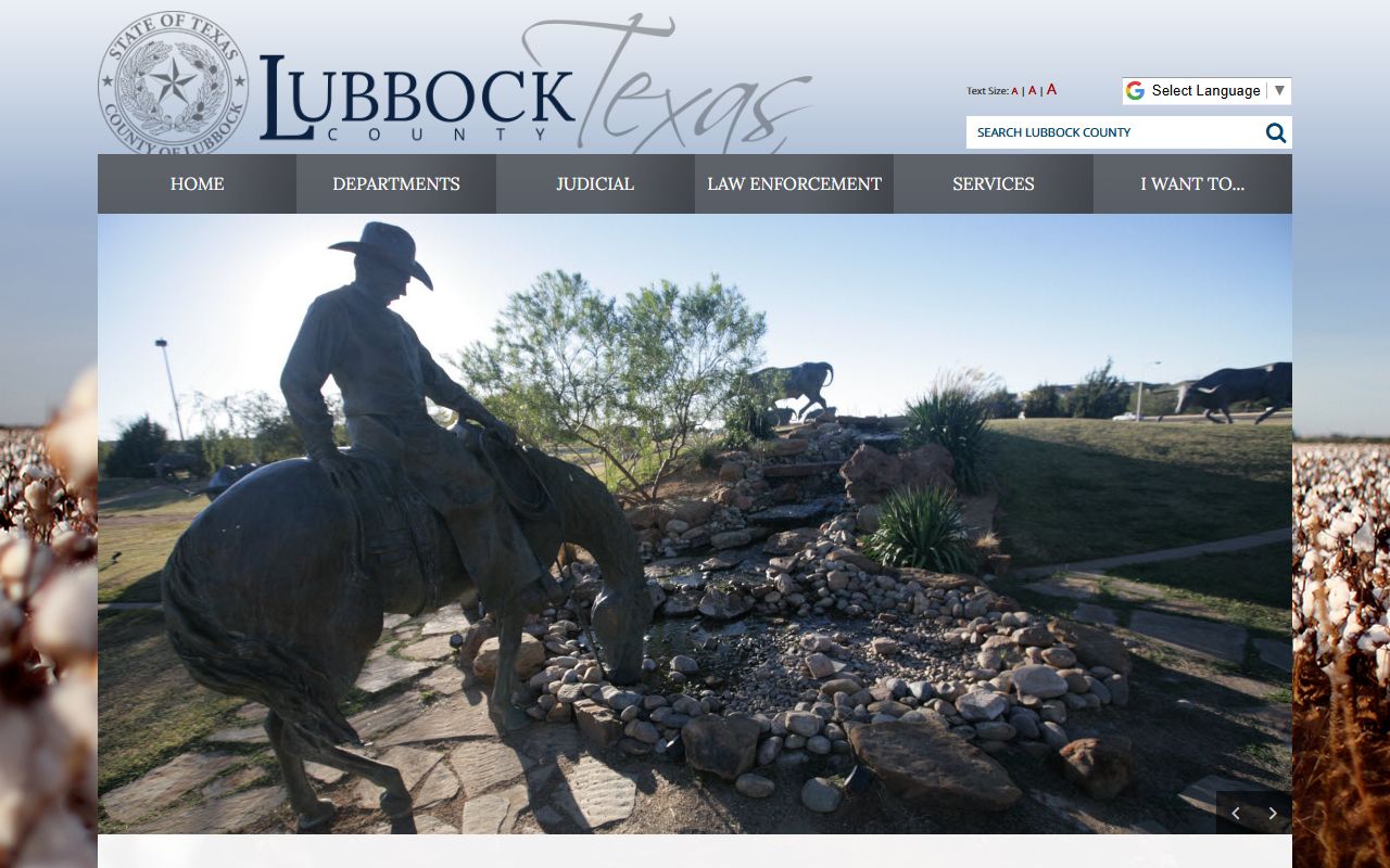Lubbock County official website