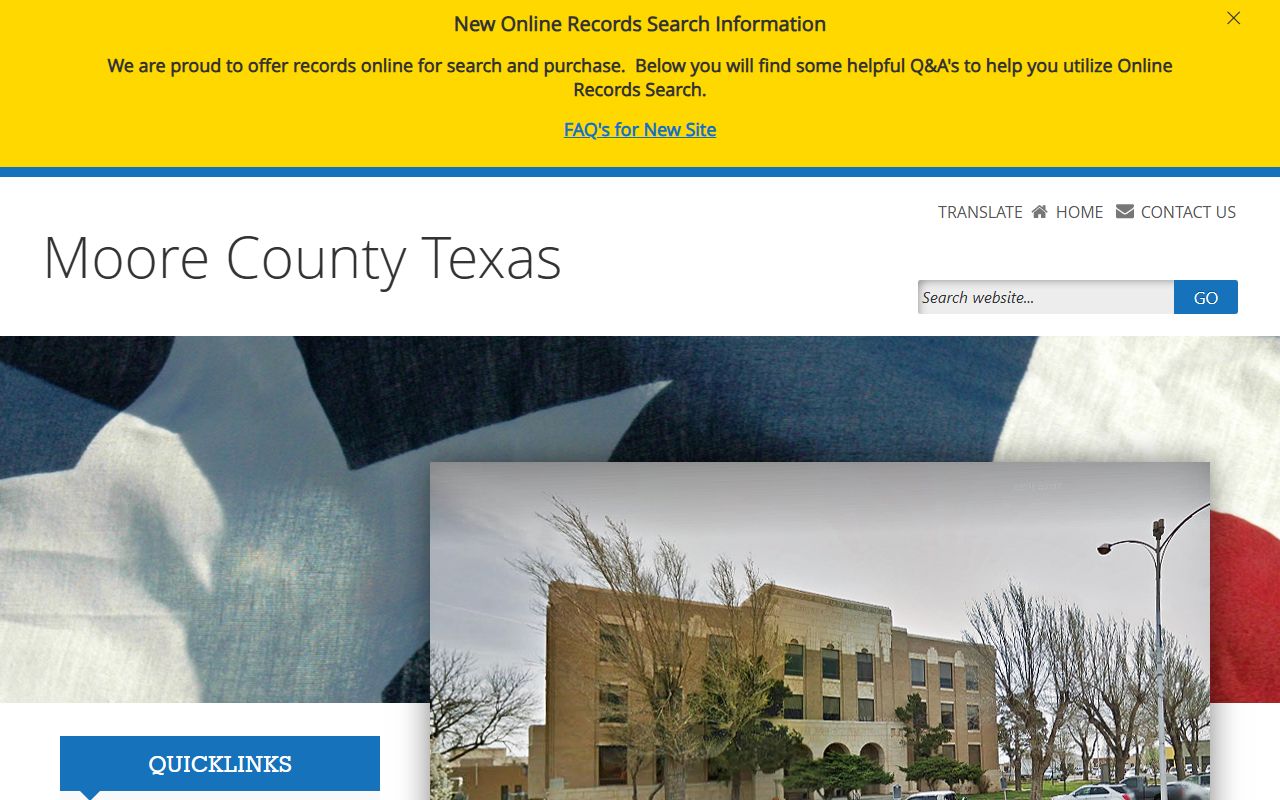 Moore County official website - Moore County Felony Records