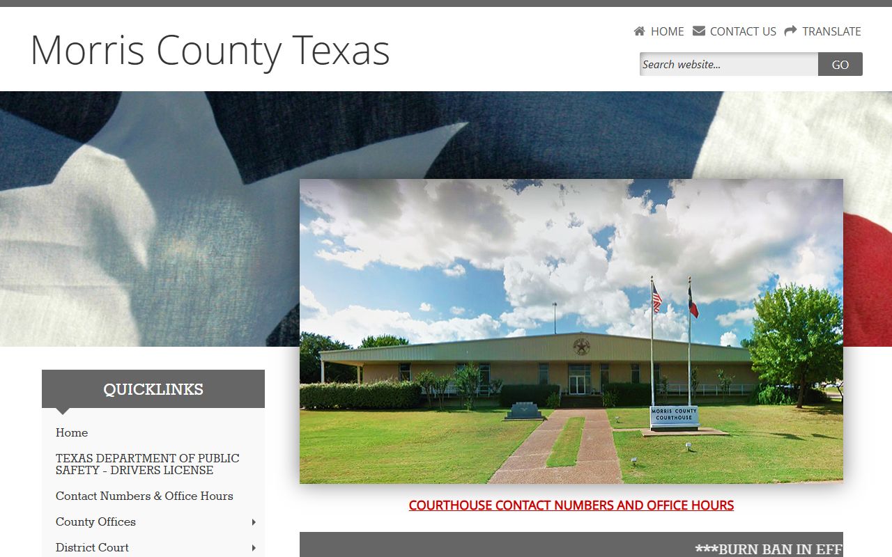 Morris County official website - Morris County Felony Records