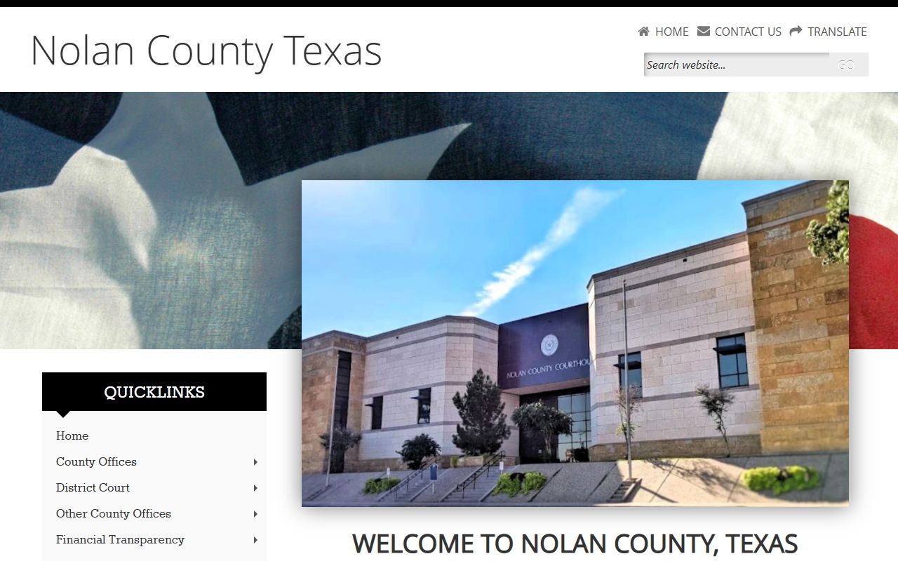 Nolan County official website - Nolan County Felony Records