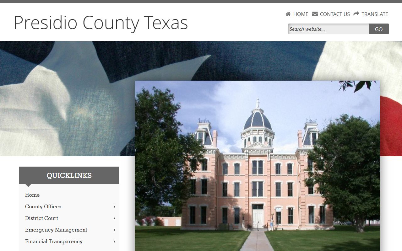 Presidio County homepage - Presidio County Felony Records