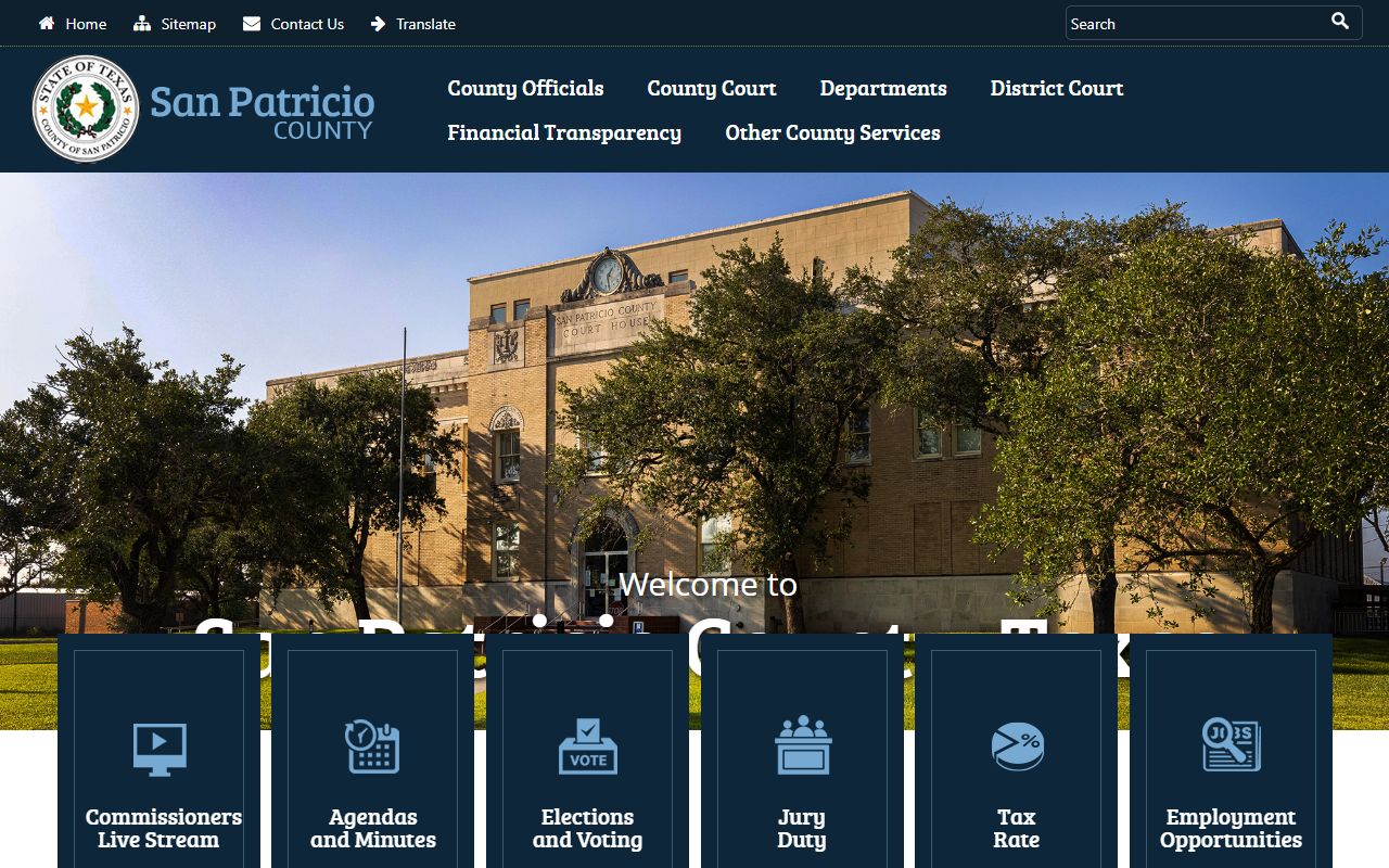San Patricio County official website