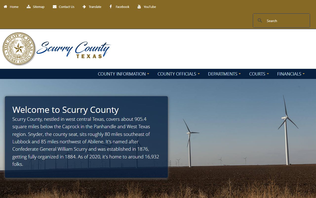 Scurry County official website